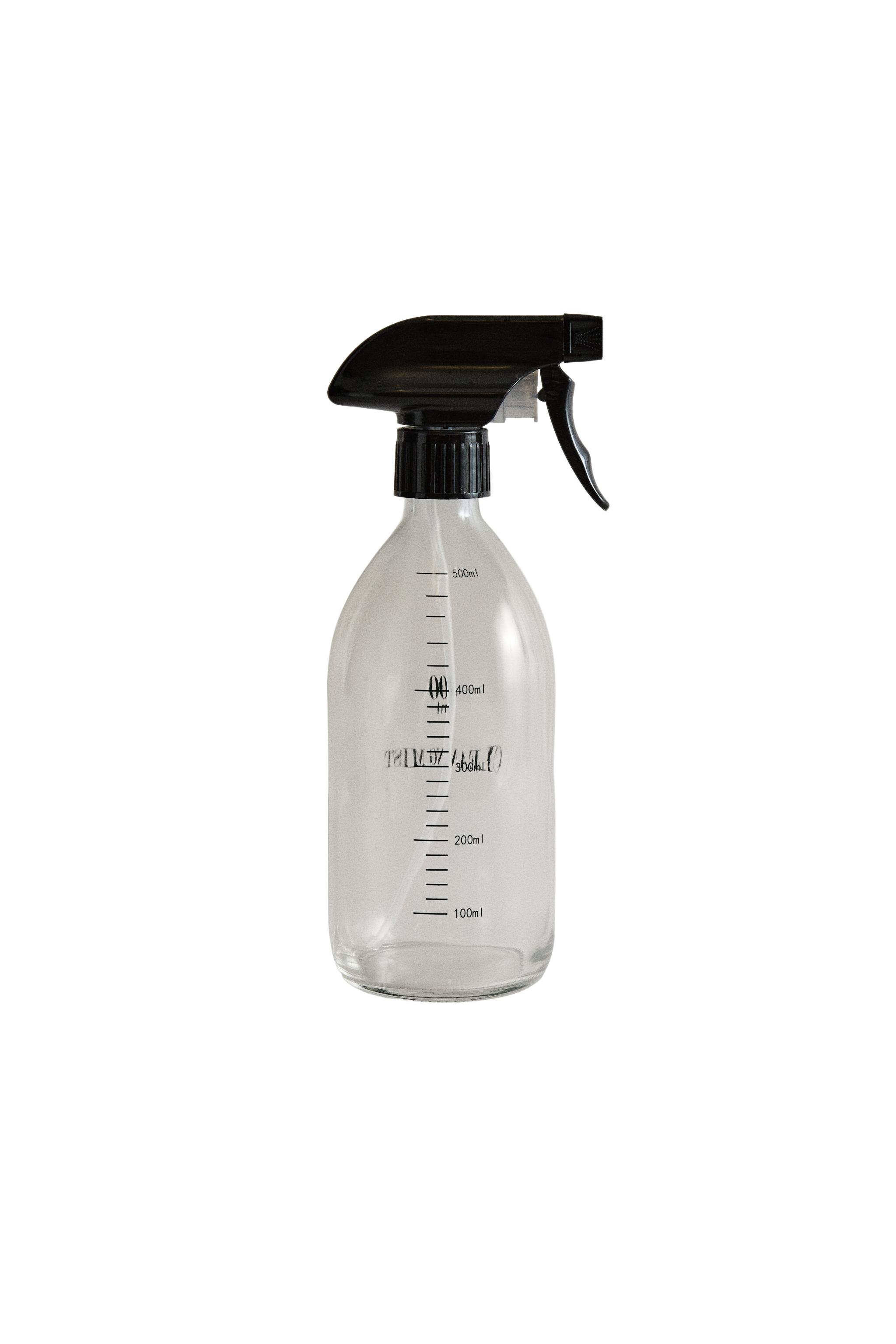 目盛り付きガラススプレーボトル (500ML) - クリスタルホワイト | ZARA