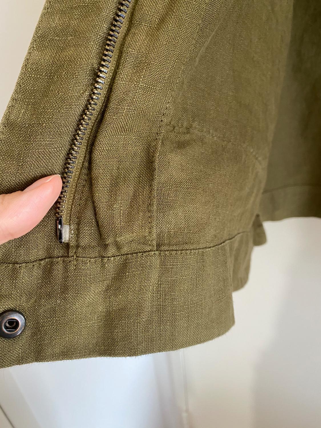 LINEN JACKET WITH POMPOMS - Image 3