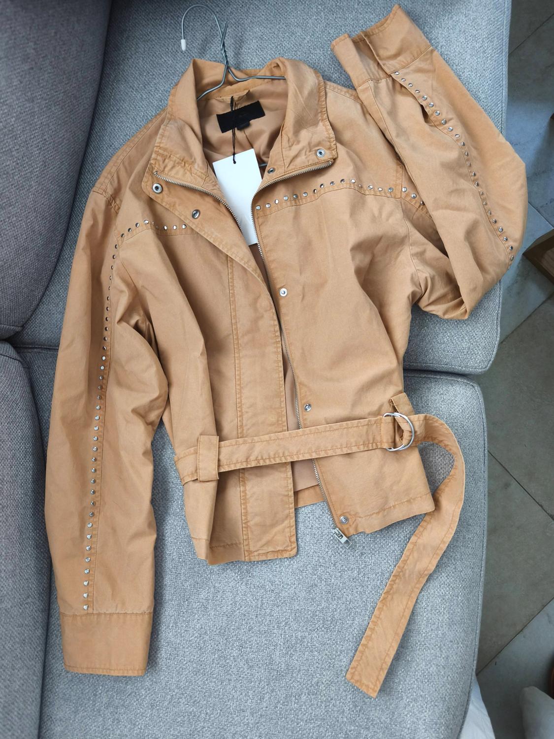 STUDDED BELTED JACKET - Image 6