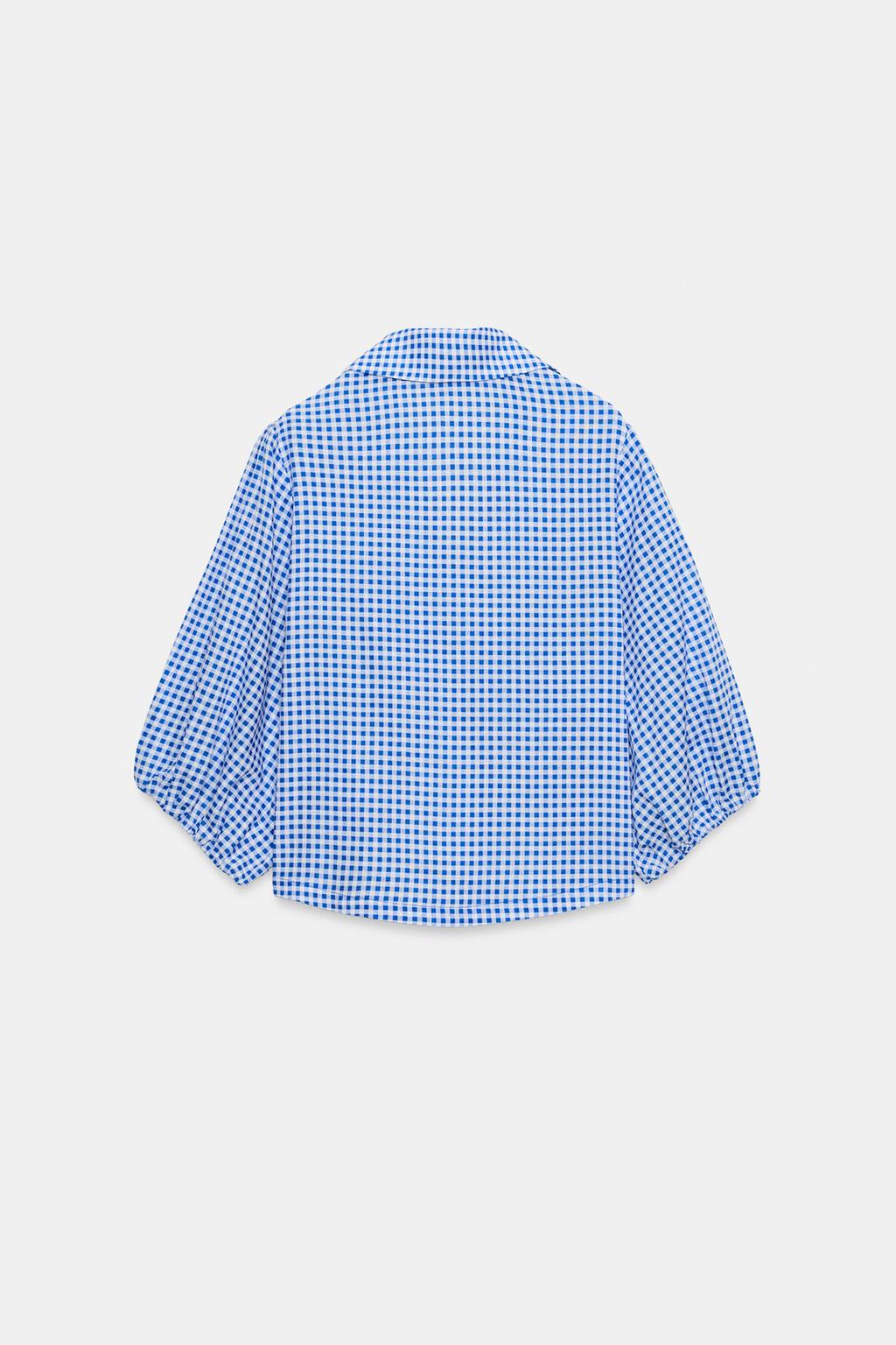 GINGHAM LINEN SHIRT - image 2