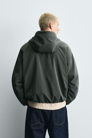 TECHNICAL HOODED JACKET - Blue / Grey by Zara - Image 2