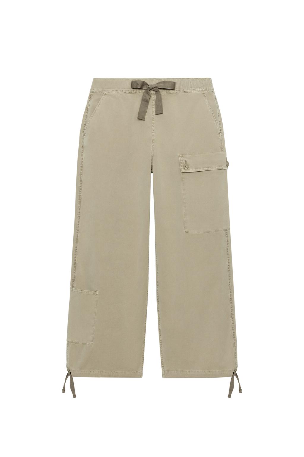 LACE-UP CARGO PANTS - image 3