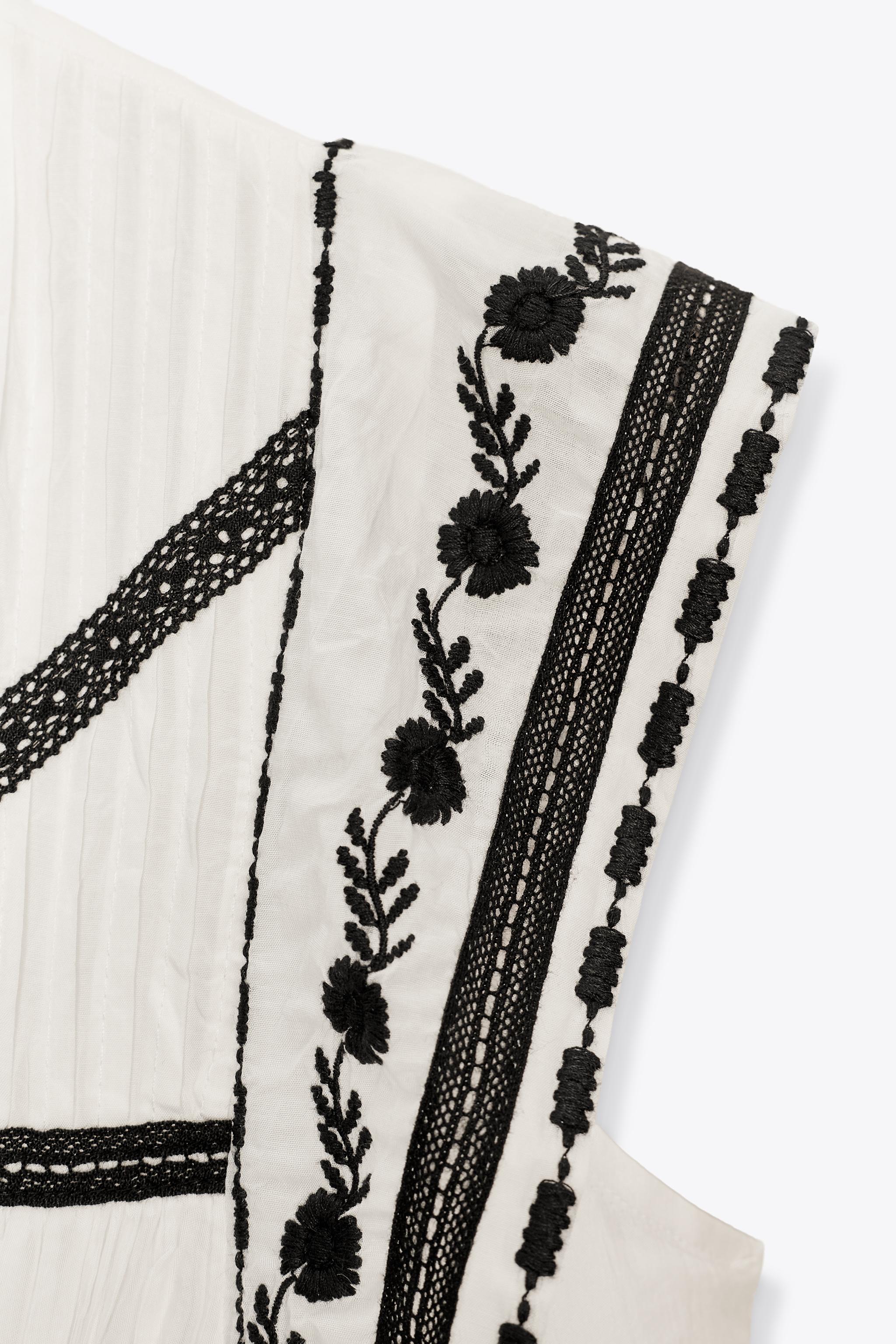 ROBE COURTE BRODÉE ZW COLLECTION