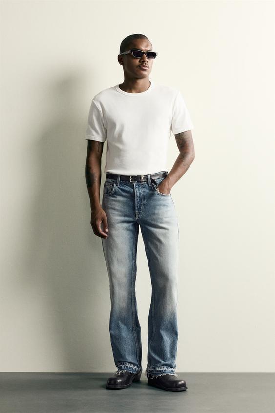 JEANS FLARE FIT - Azul medio de Zara - Imagen 0