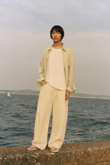 Zara 造型 - 淡褐色/黃色