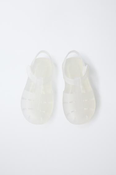 RUBBERISED CAGE SANDALS - Transparent by Zara - Image 3