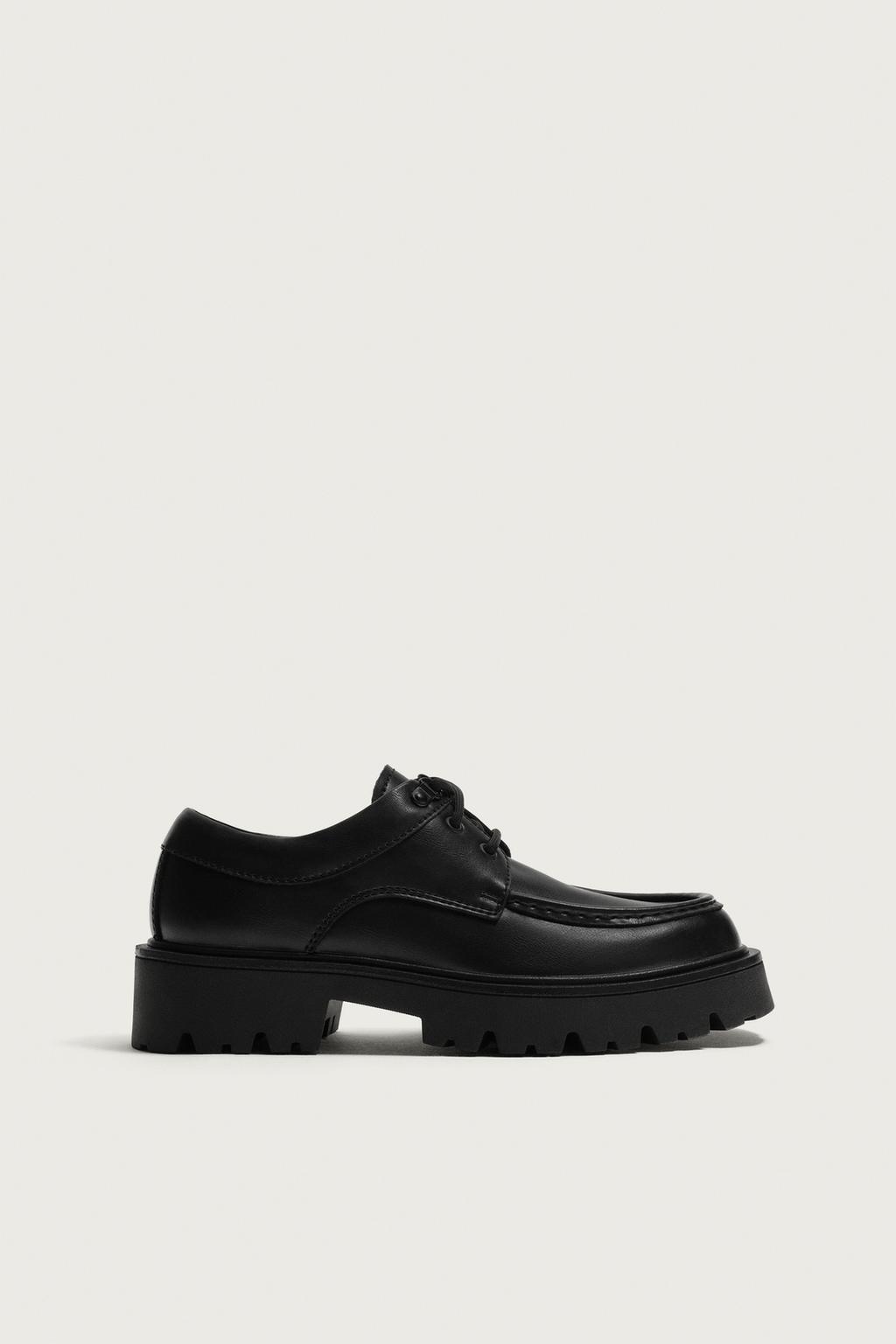 Chunky Moc Toe Shoes — Men's