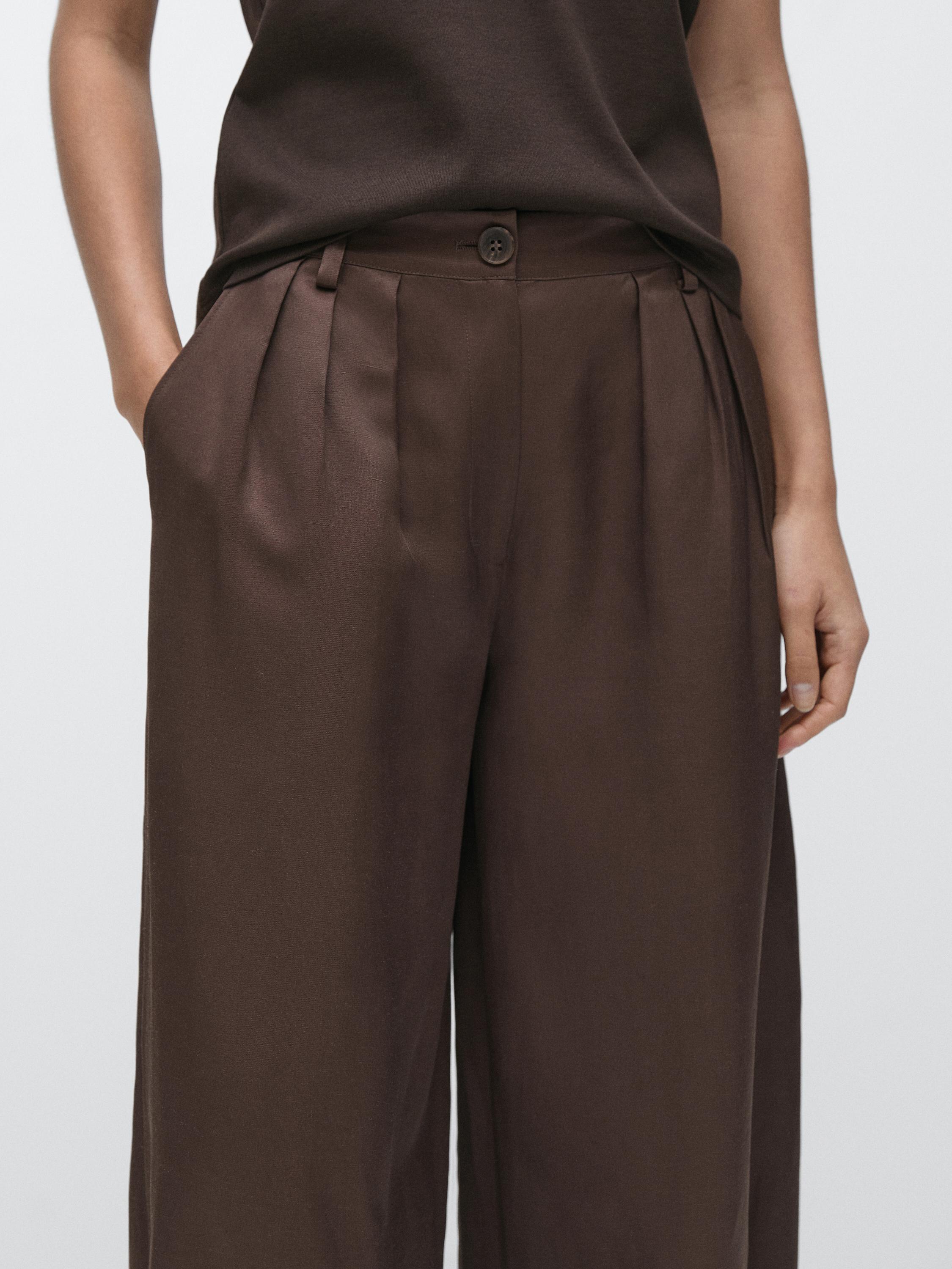 Pantalon barrel fit