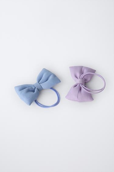 2-PACK OF PADDED BOW SCRUNCHIES - Lilac by Zara - Image 1