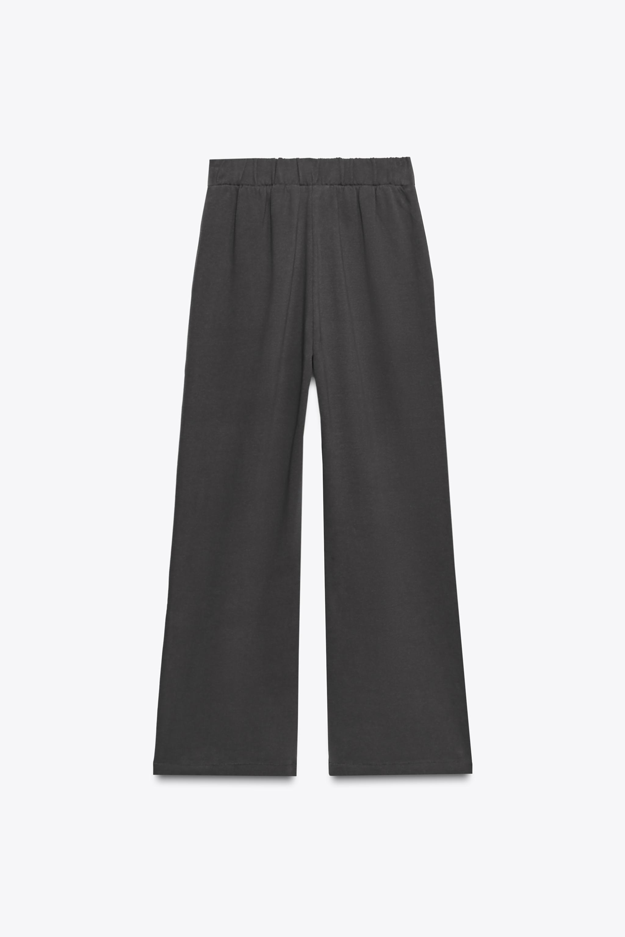 RUSTIC BELTED PANTS - Charcoal | ZARA United States