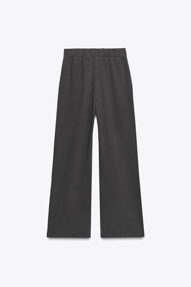 RUSTIC TROUSERS WITH BELT - Charcoal by Zara - Image 6