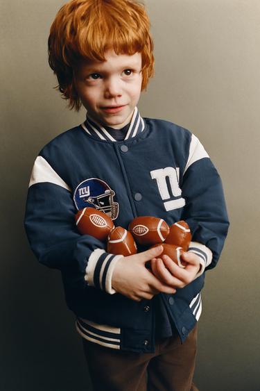 NY GIANTS © NFL BOMBER JACKET - Blue/White by Zara