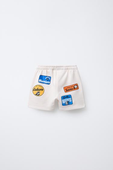 BERMUDA PIÈCES ÉQUIPES NBA - Écru de Zara - Image 1
