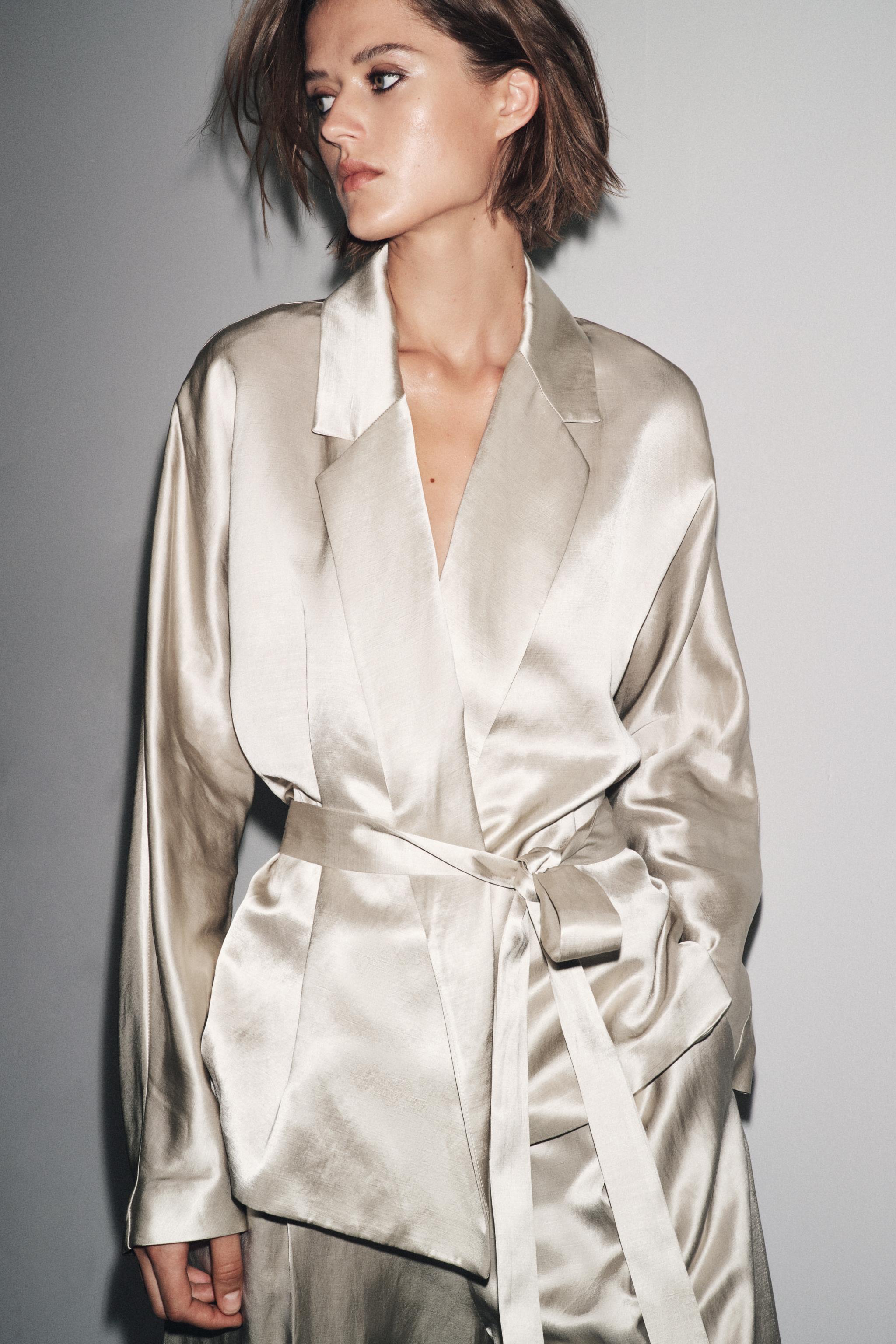 ZARA ドレスジャケット　ブレザー　ディナージャケット コンフォートスーツブレザー - 濃青 | ZARA Japan / 日本