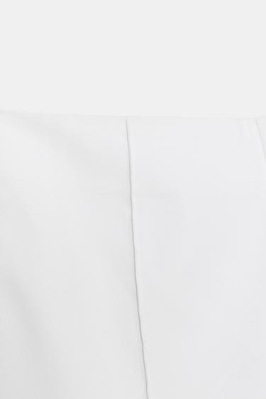 SHORT TAILLE HAUTE - Blanc de Zara - Image 7