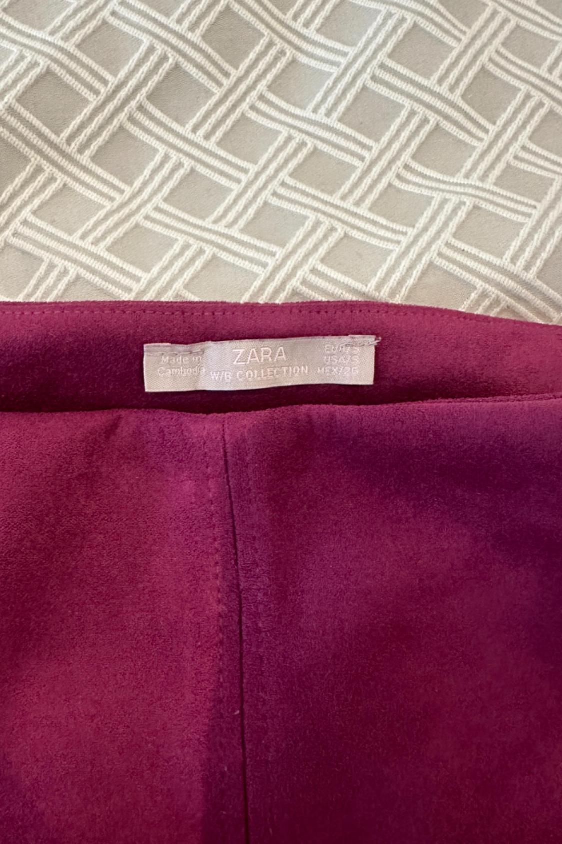 FAUX SUEDE MINI SKIRT - Image 2