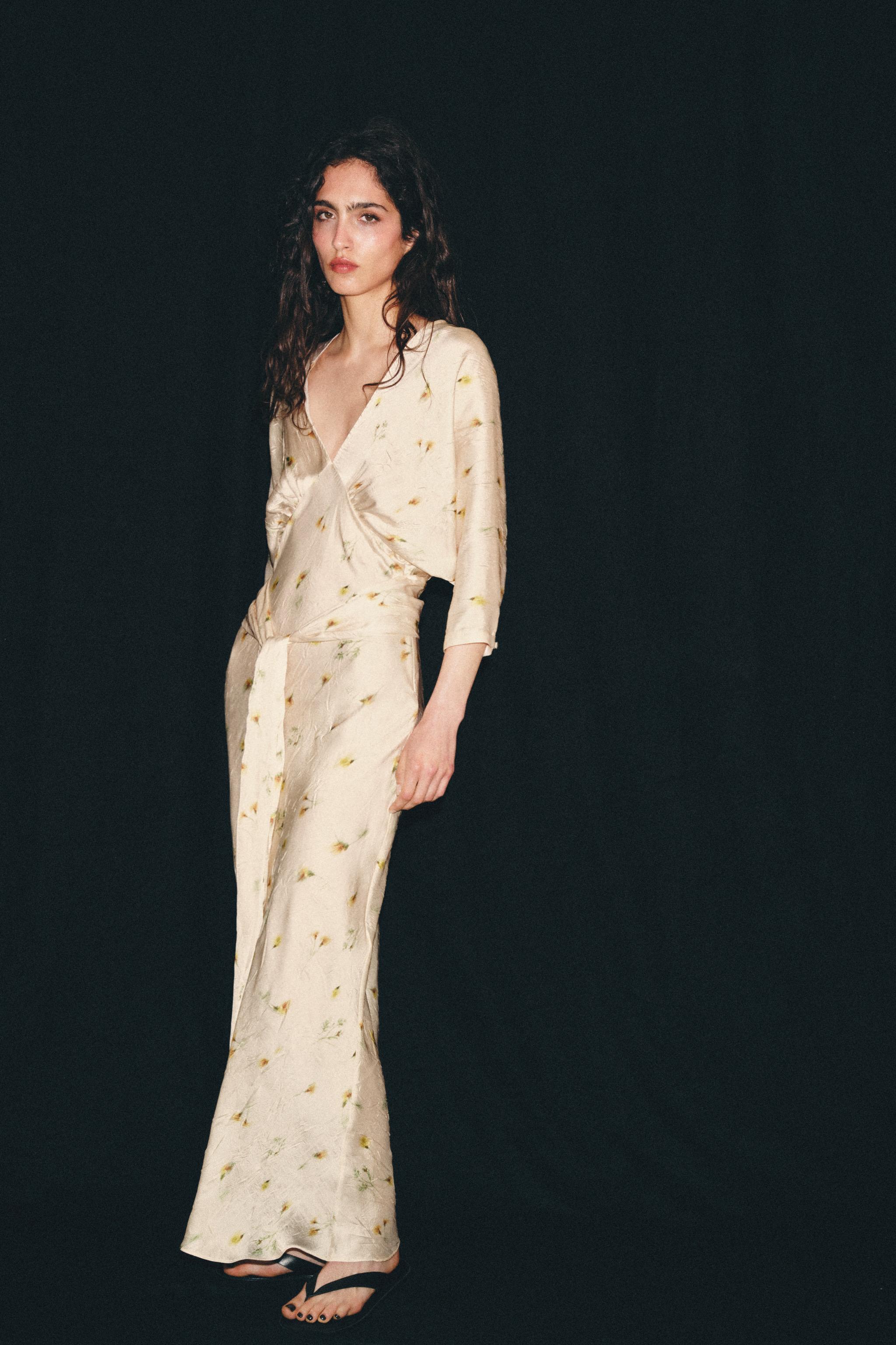 Женские платья Zara ZW COLLECTION PRINTED MAXI DRESS — фото 5