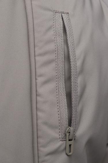 PARKA À CAPUCHE EFFET FOURRURE AMOVIBLE DÉPERLANTE - Gris taupe de Zara - Image 9