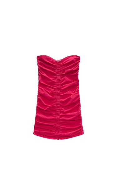 GATHERED CORSETRY-INSPIRED DRESS