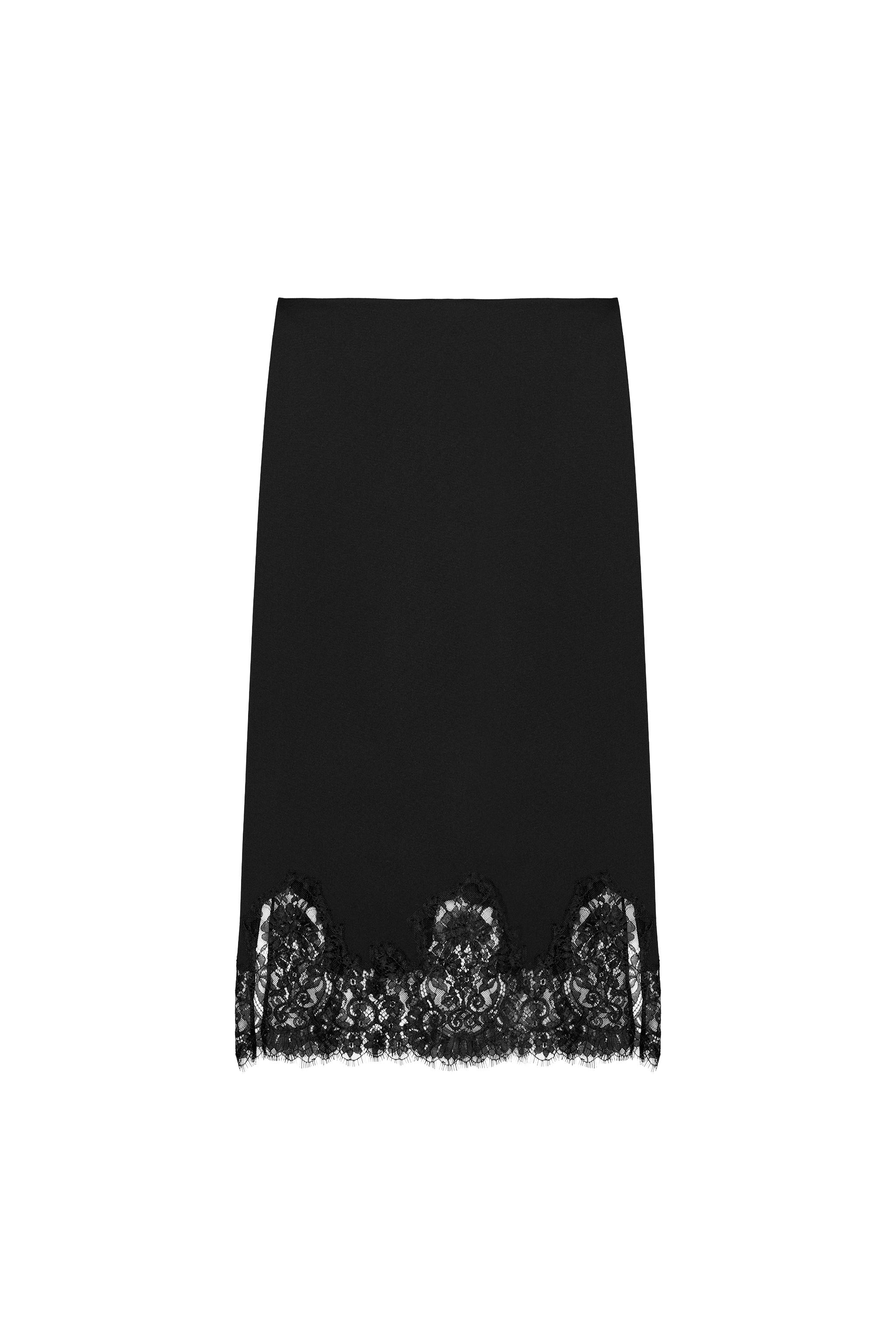 FALDA MIDI ENCAJE ZW COLLECTION