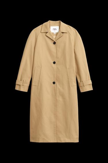 TRENCH RECTO LIMITED EDITION - Tostado de Zara - Imagen 0