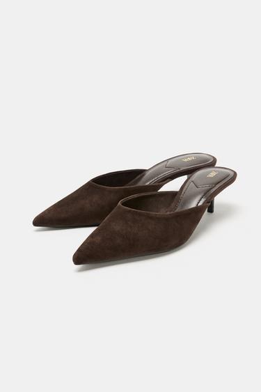 MULE AUS WILDLEDER - Braun von Zara