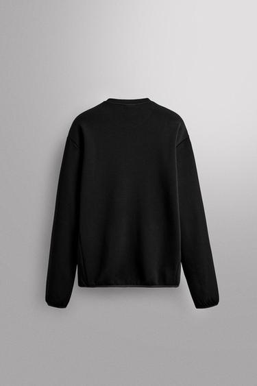 SWEAT TECHNIQUE RAS DU COU - Noir de Zara - Image 7