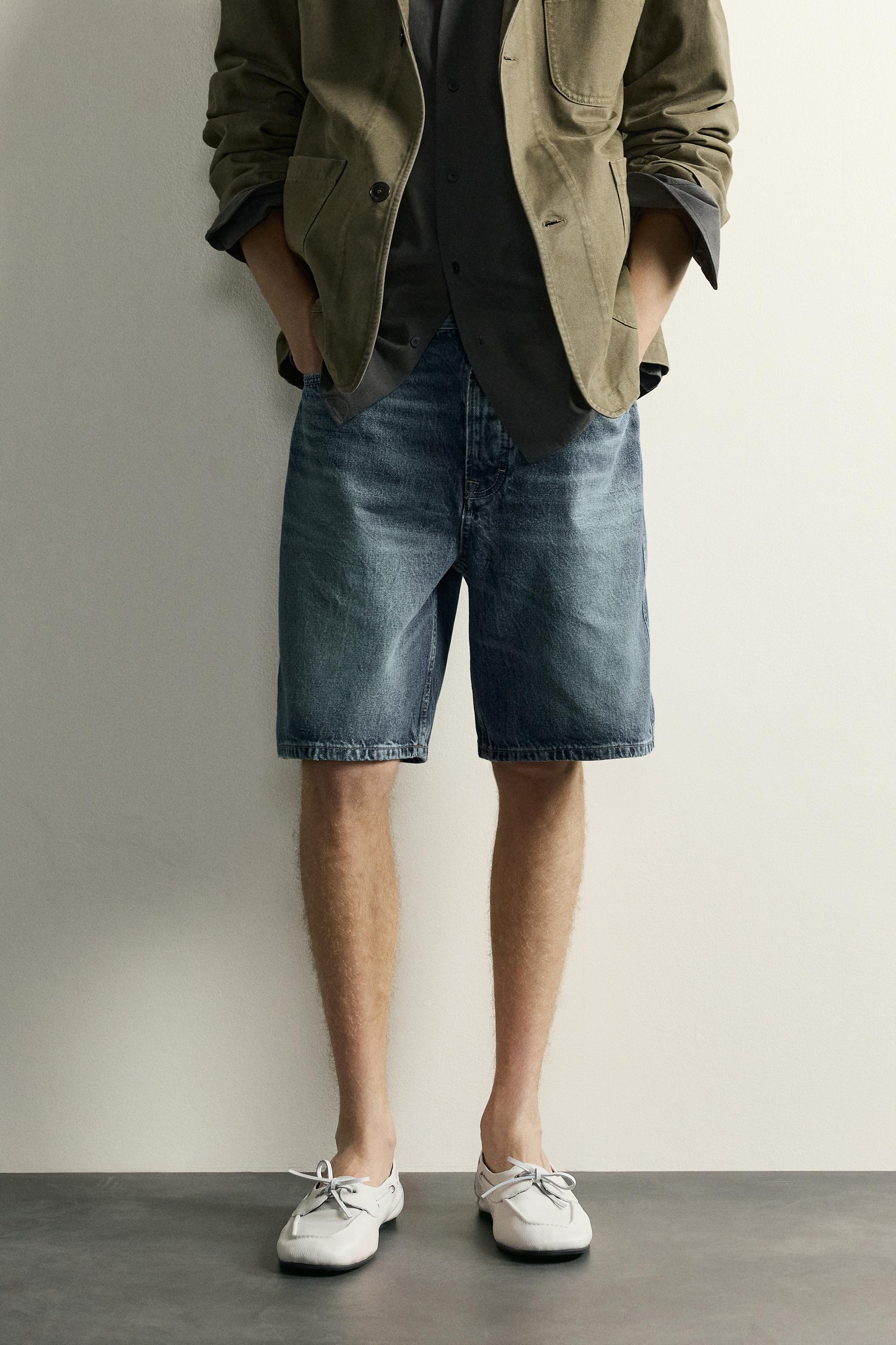 デニムショートパンツ | メンズ | ZARA 日本