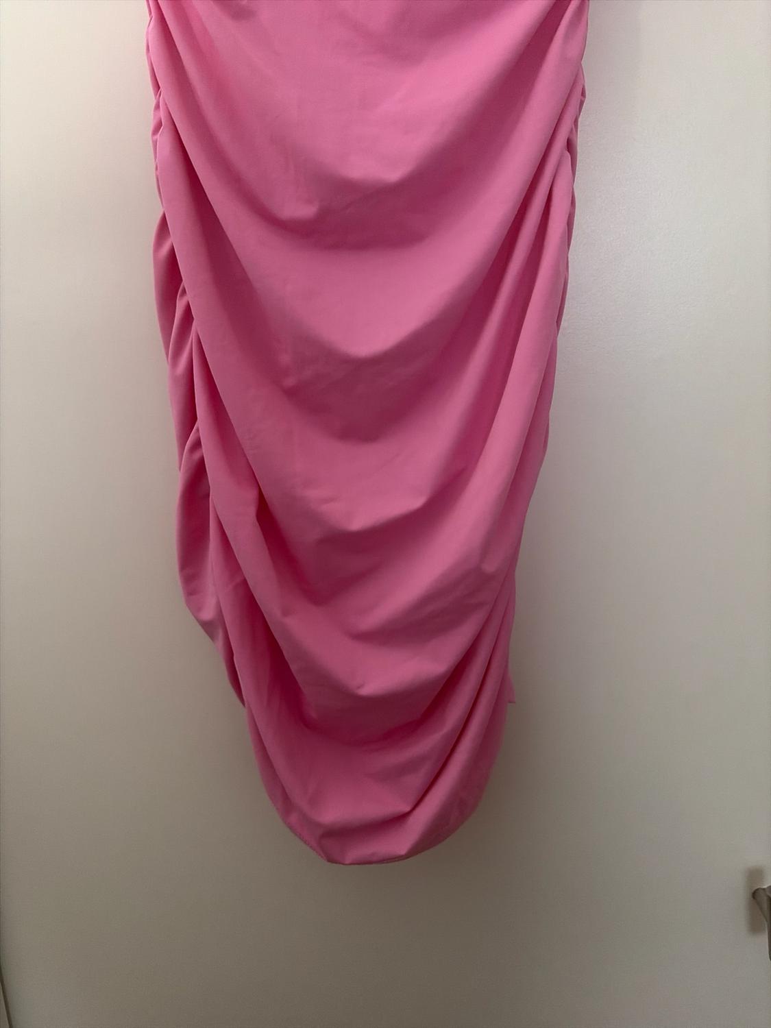 GATHERED POLYAMIDE DRESS - Image 5