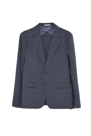 CHECK SUIT BLAZER