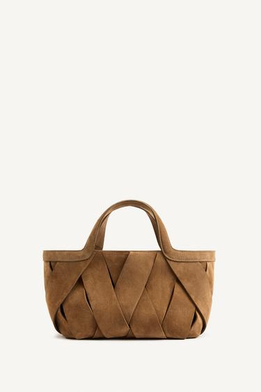 LTHR MN SHPPR - Chocolate by Zara