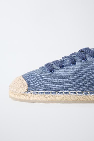 STORIESZ - DENIM SNEAKERS - Navy Blue by Zara - Image 5