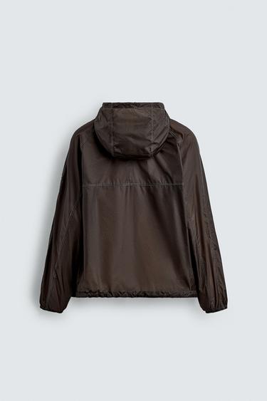 LIMITED EDITION WINDBREAKER JACKET - Brown by Zara - Image 8