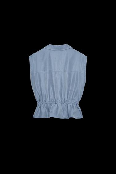 CUERPO SAFARI TACTO SUAVE - Azul / Gris de Zara