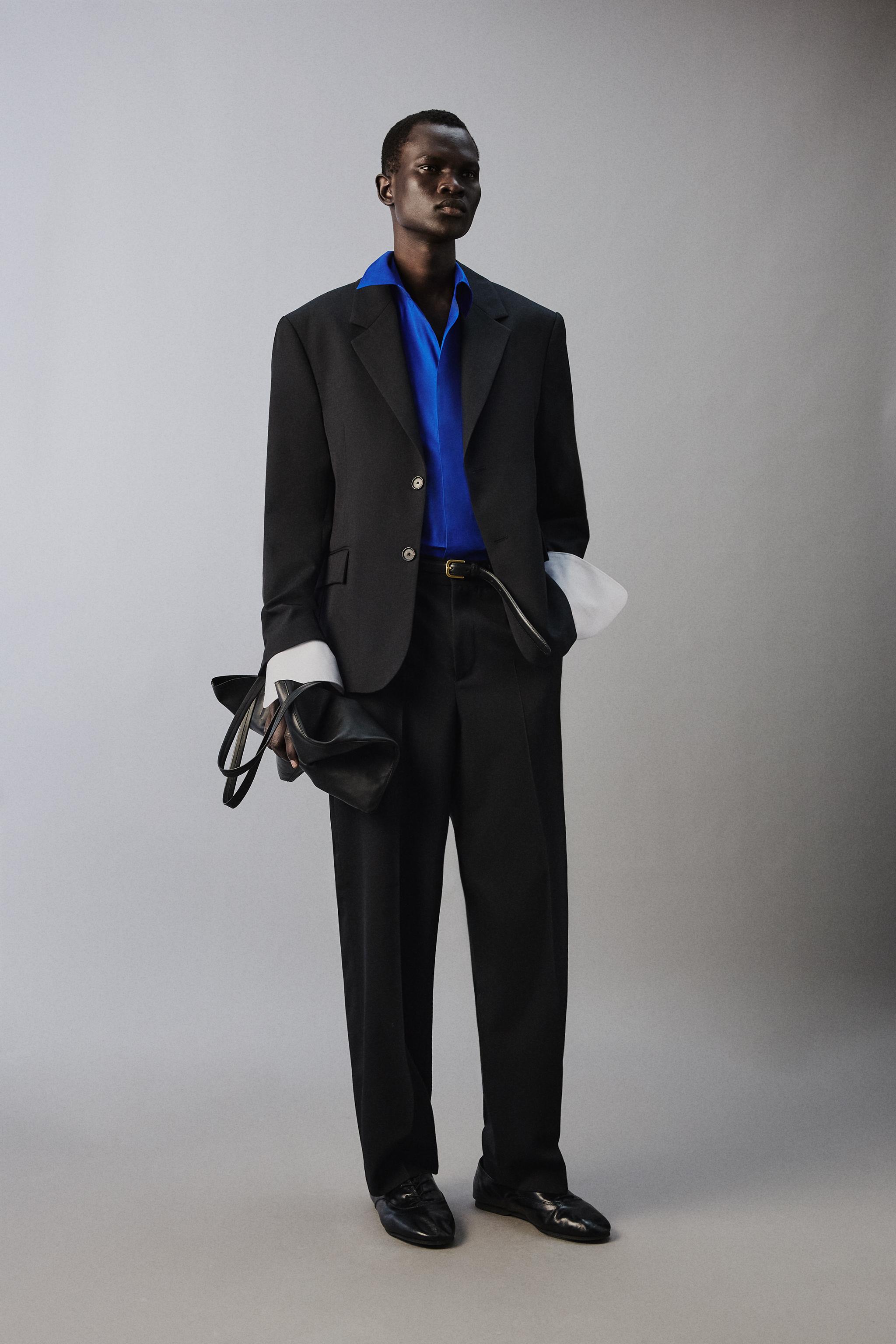 100% WOOL SUIT PANTS