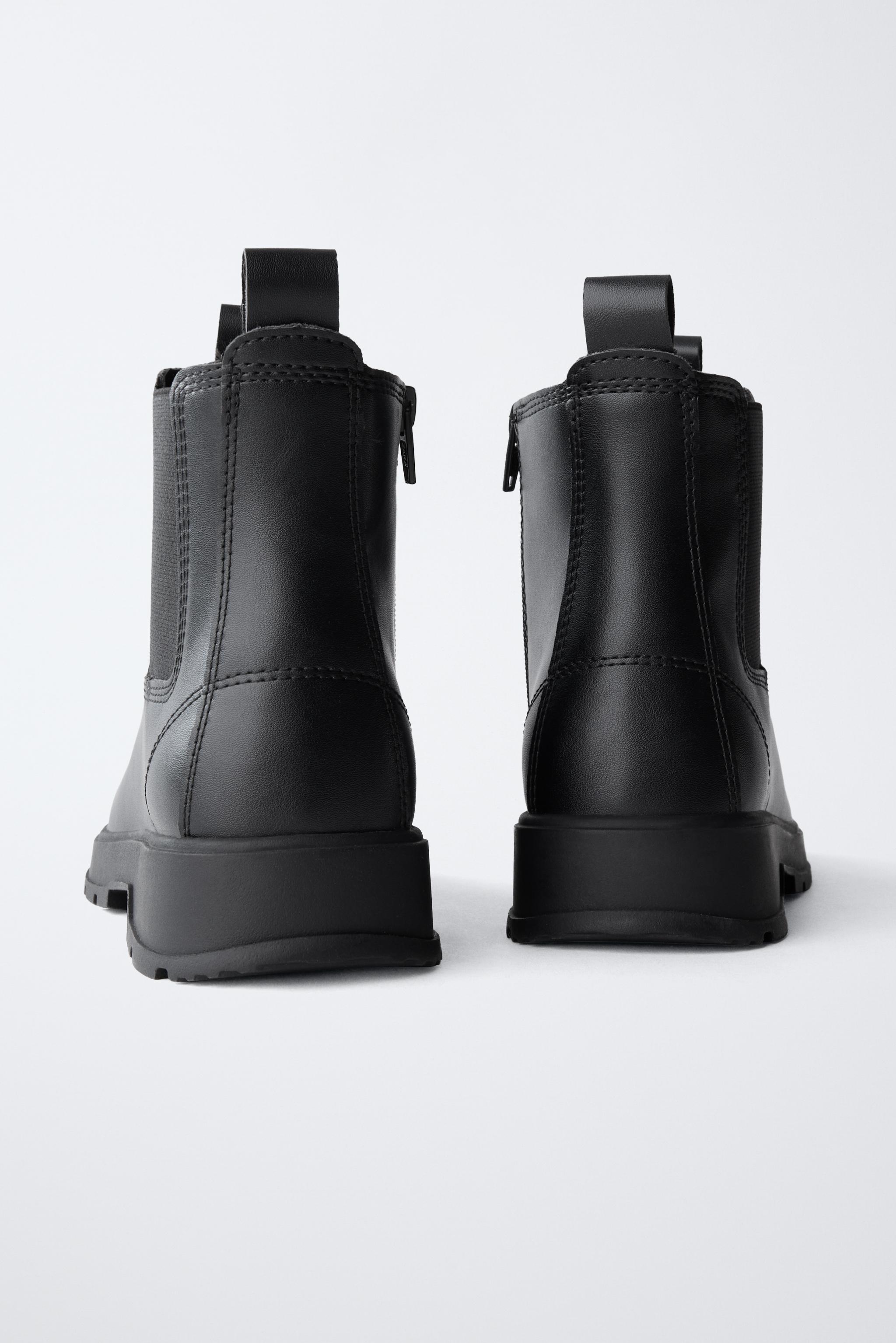 TREADED ANKLE BOOTS