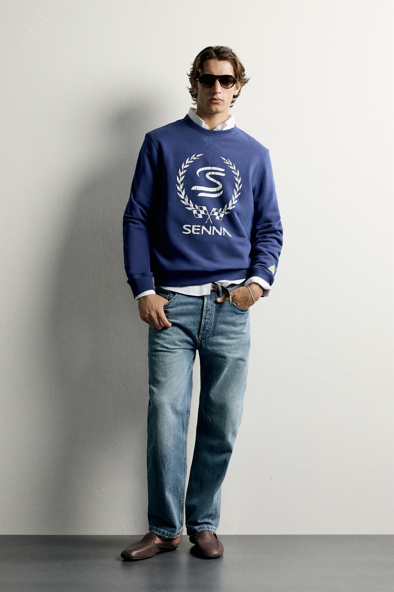 ТОЛСТОВКА С ПРИНТОМ AYRTON SENNA © SENNA BRANDS
