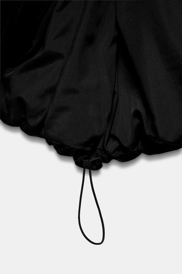 ANORAK COURT À CAPUCHE DÉPERLANT COUPE-VENT - Noir de Zara - Image 6