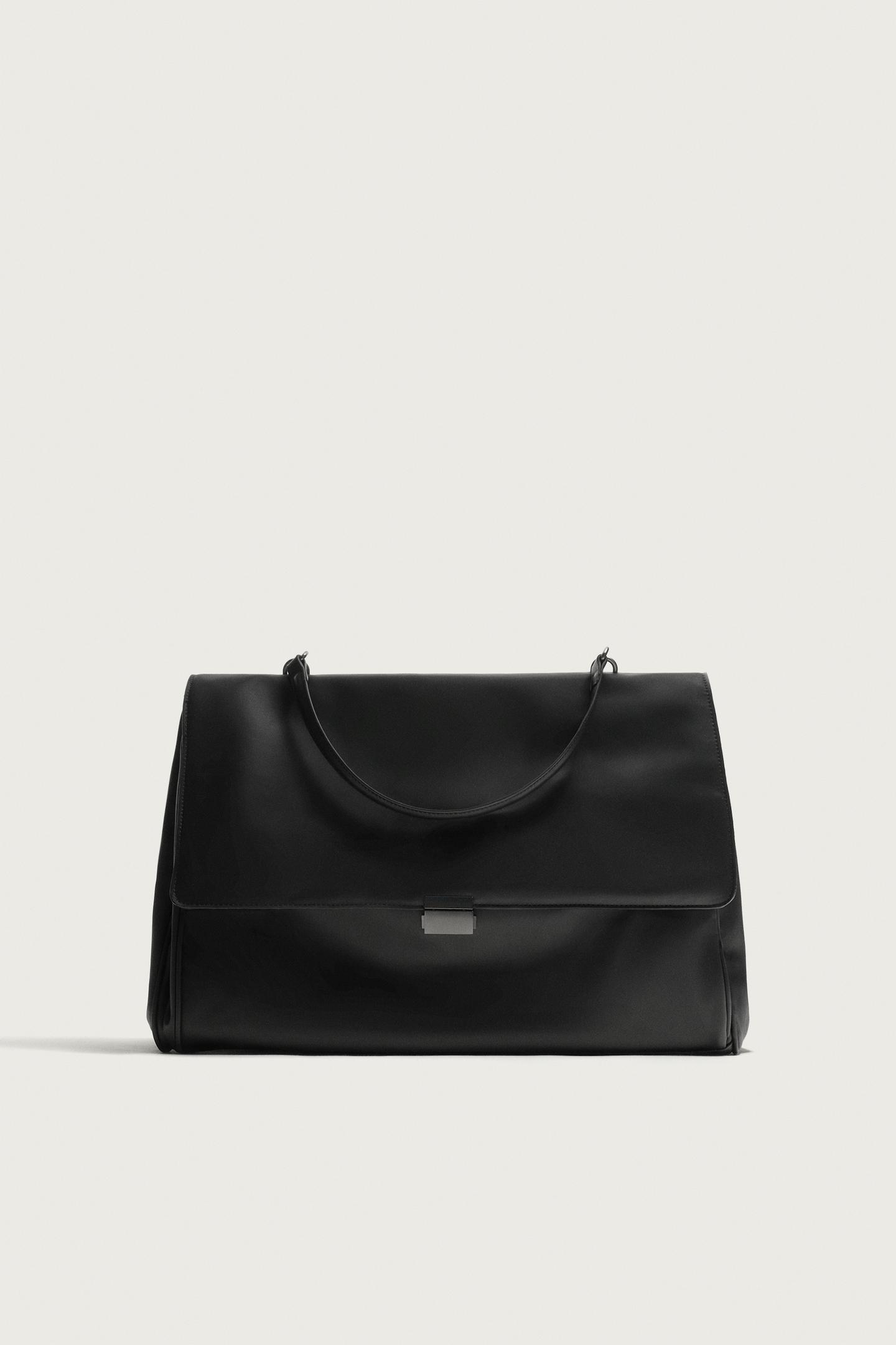 Мужская сумка Zara L Flap, цвет: Чёрный — фото 3