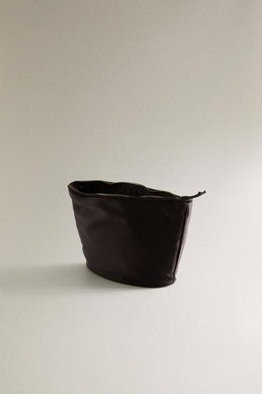 TROUSSE DE TOILETTE SATIN - Marron de Zara - Image 3