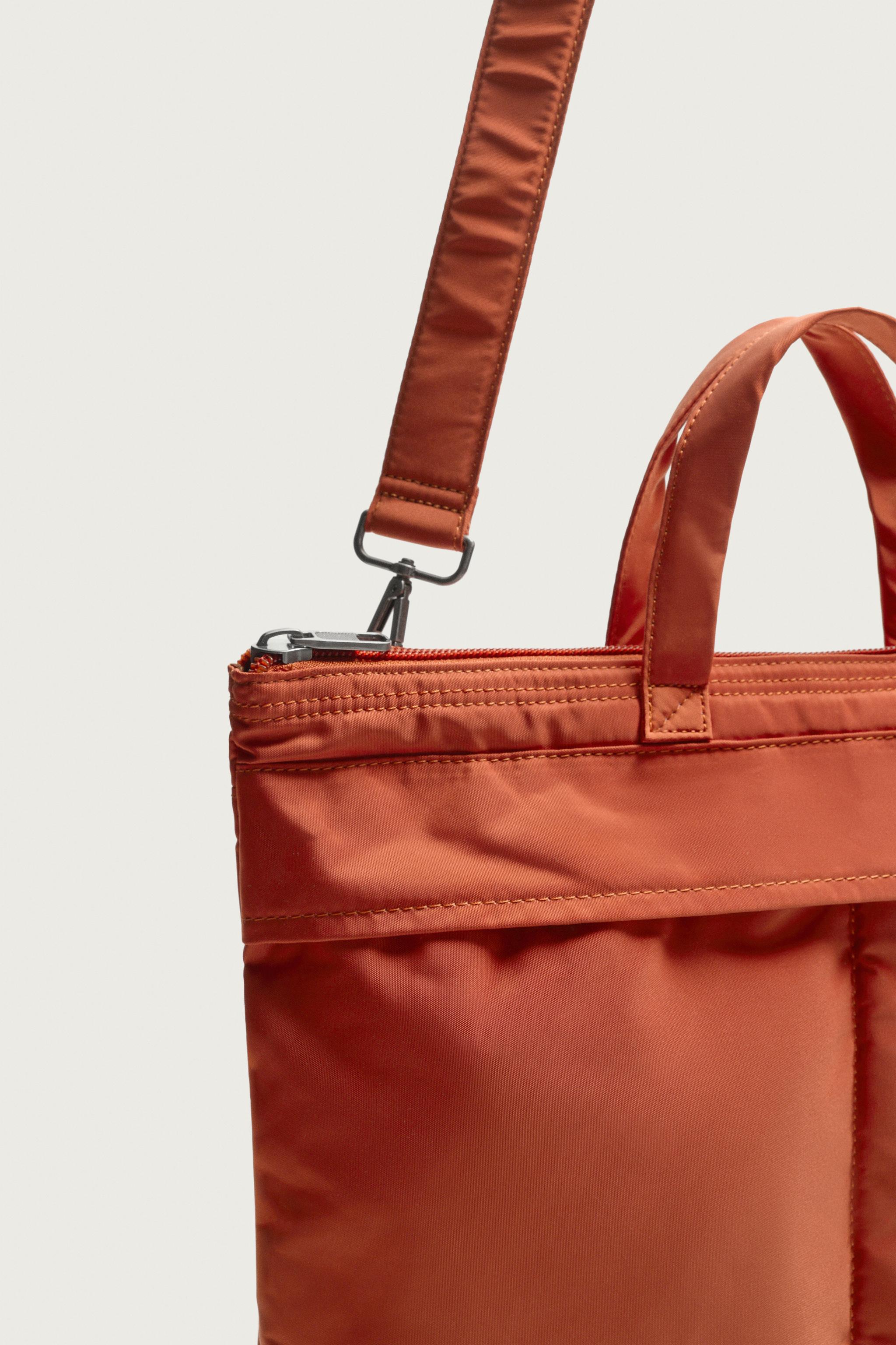 Zara Naylon Tote Çanta görsel 5
