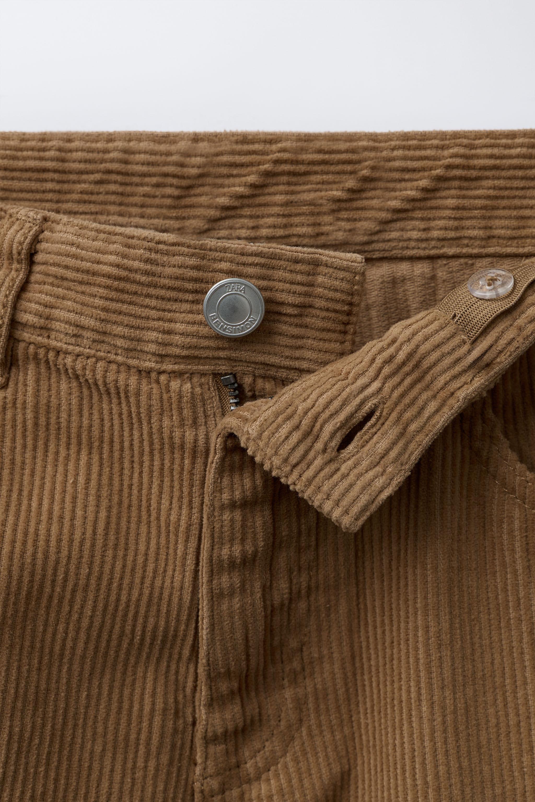 STRAIGHT CORDUROY PANTS BENSIMON ® X ZARA