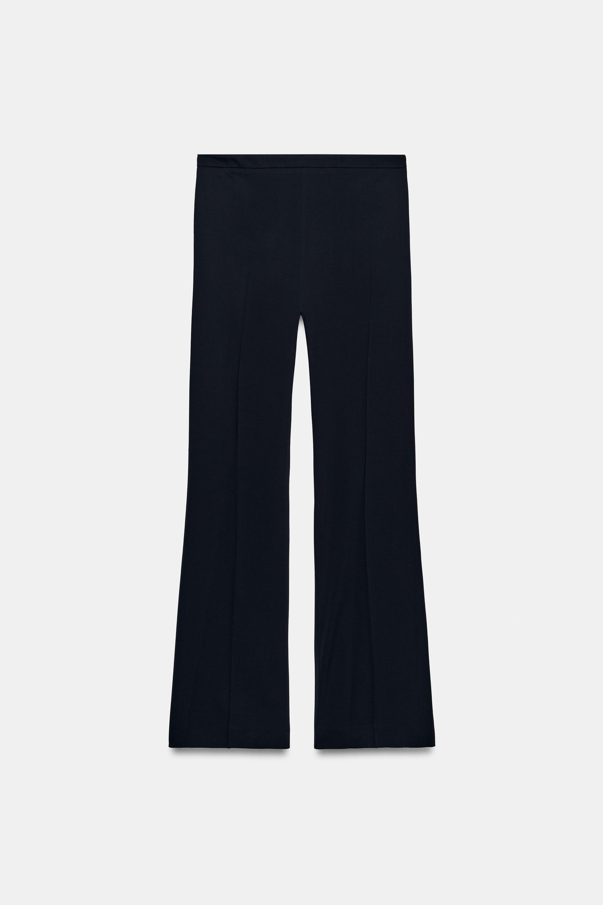 ZW COLLECTION FLOWY PANTS - Navy blue | ZARA United States
