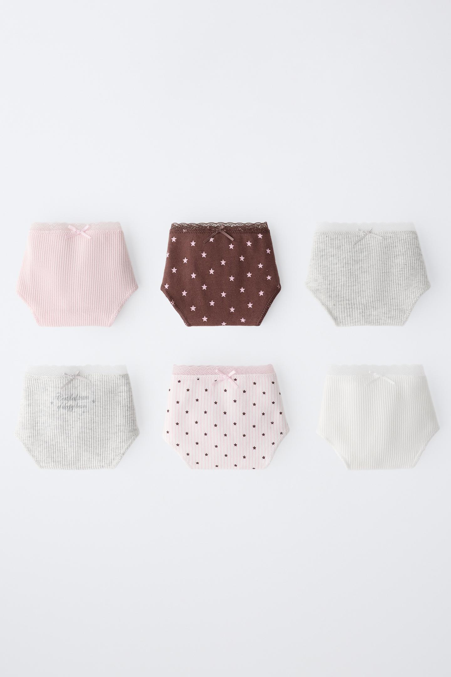 Трусы Star для детей, 6 шт. — Zara, цвет: Разноцветный — фото 5