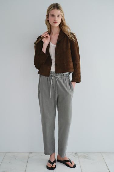 PANTALON JOGGER PYJAMA ZW COLLECTION - Gris de Zara - Image 0