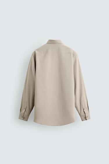 CHEMISE COUPE SLIM - Sable de Zara - Image 6