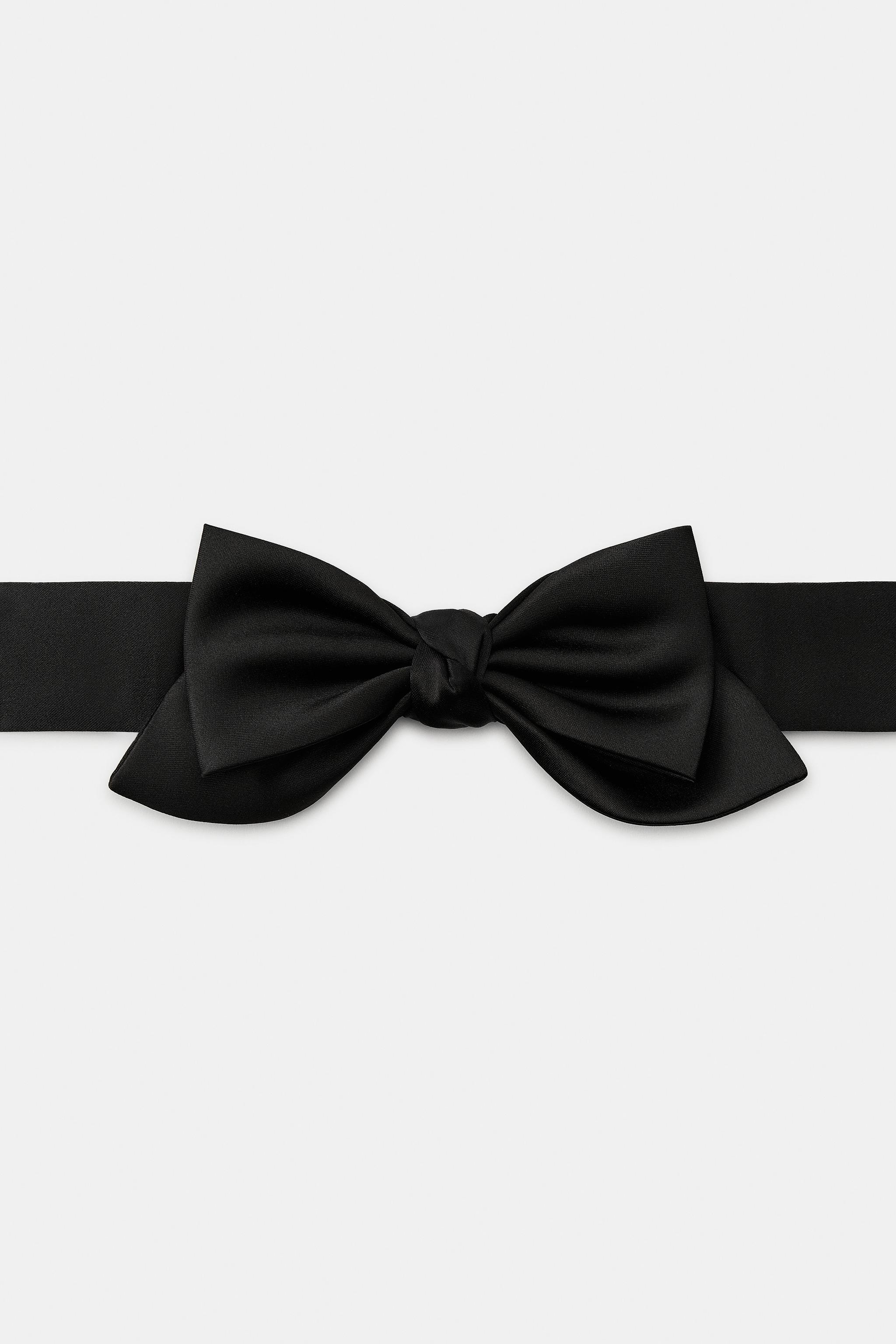 SATIN BOW TIE