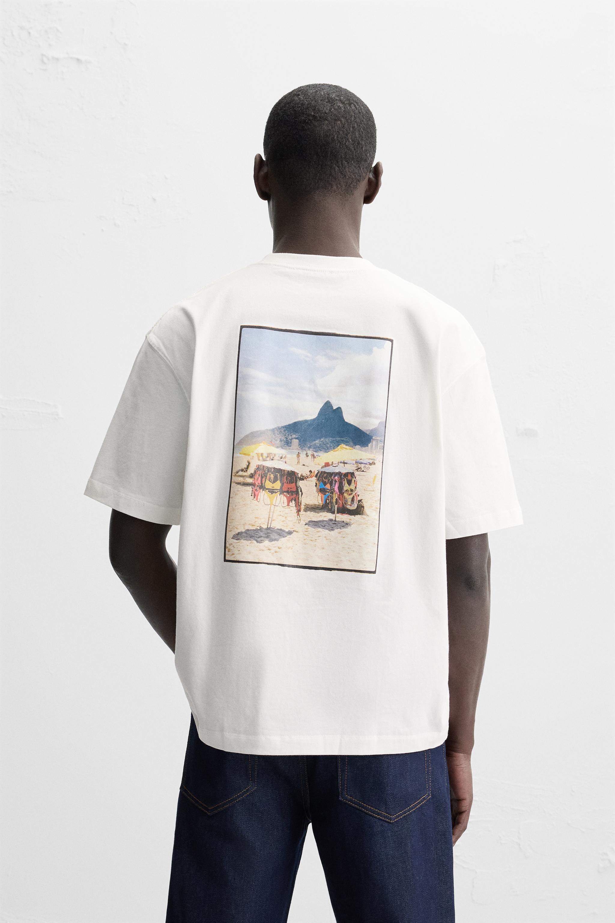 RAFAEL MOURA PHOTO T-SHIRT - White | ZARA United States