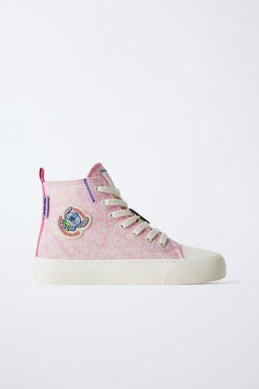 LILO & STITCH © DISNEY HIGH-TOP SNEAKERS - Pink by Zara