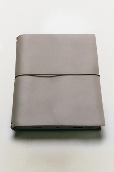 LEATHER TABLET CASE - Grey by Zara - Image 5